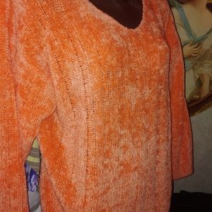 Sostanza orange plush Sweater large